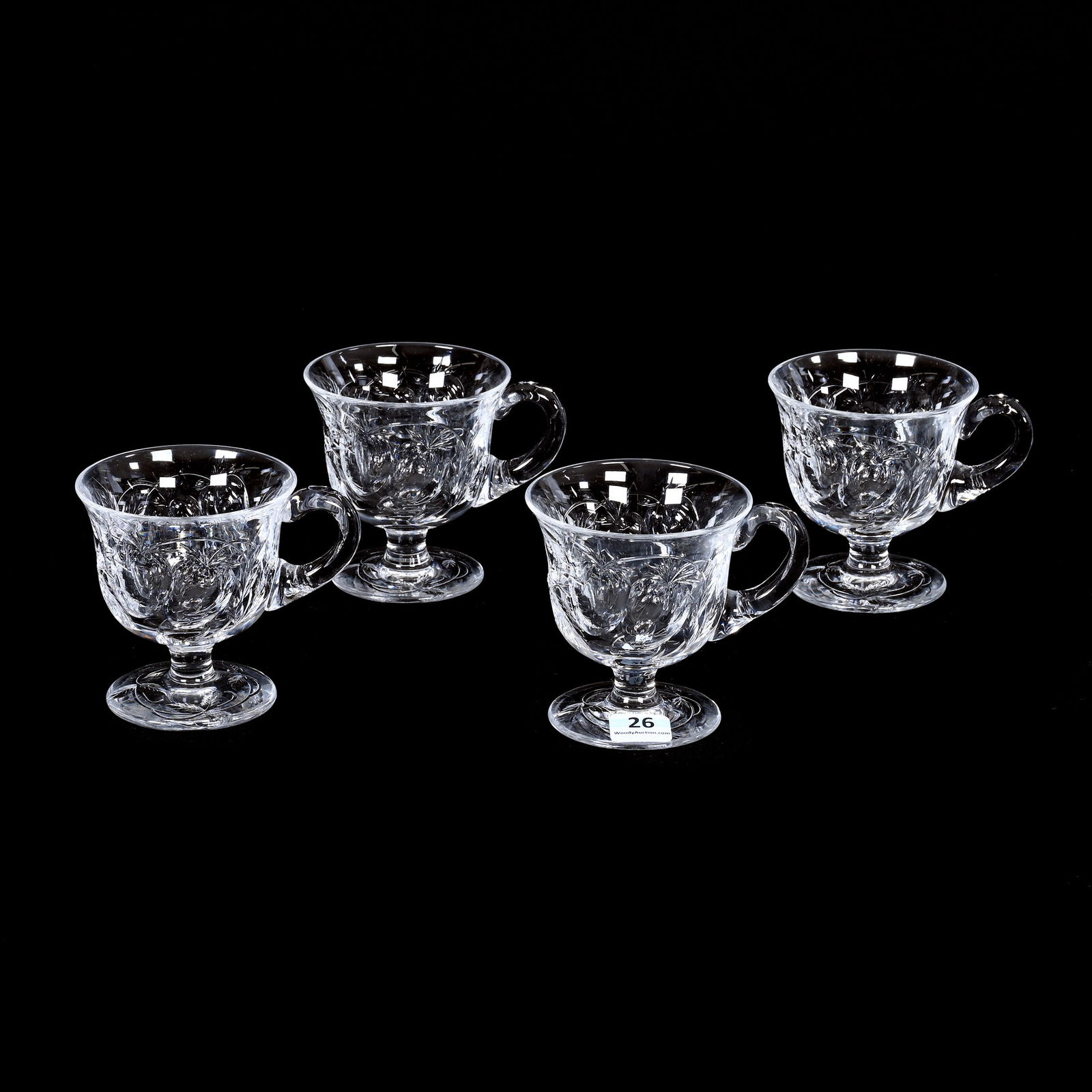 (4) Pedestal Punch Cups, BPCG (1 of 3)