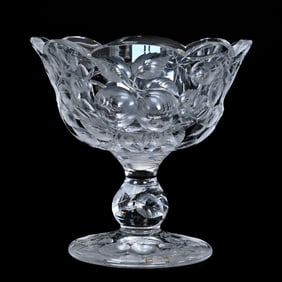 Small Compote, American Brilliant Cut Glass