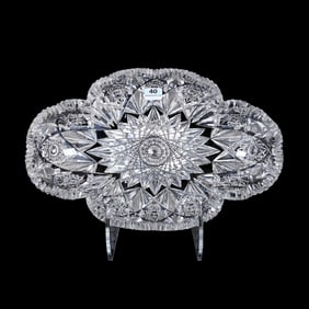 Dish, Blown Mold, ABCG