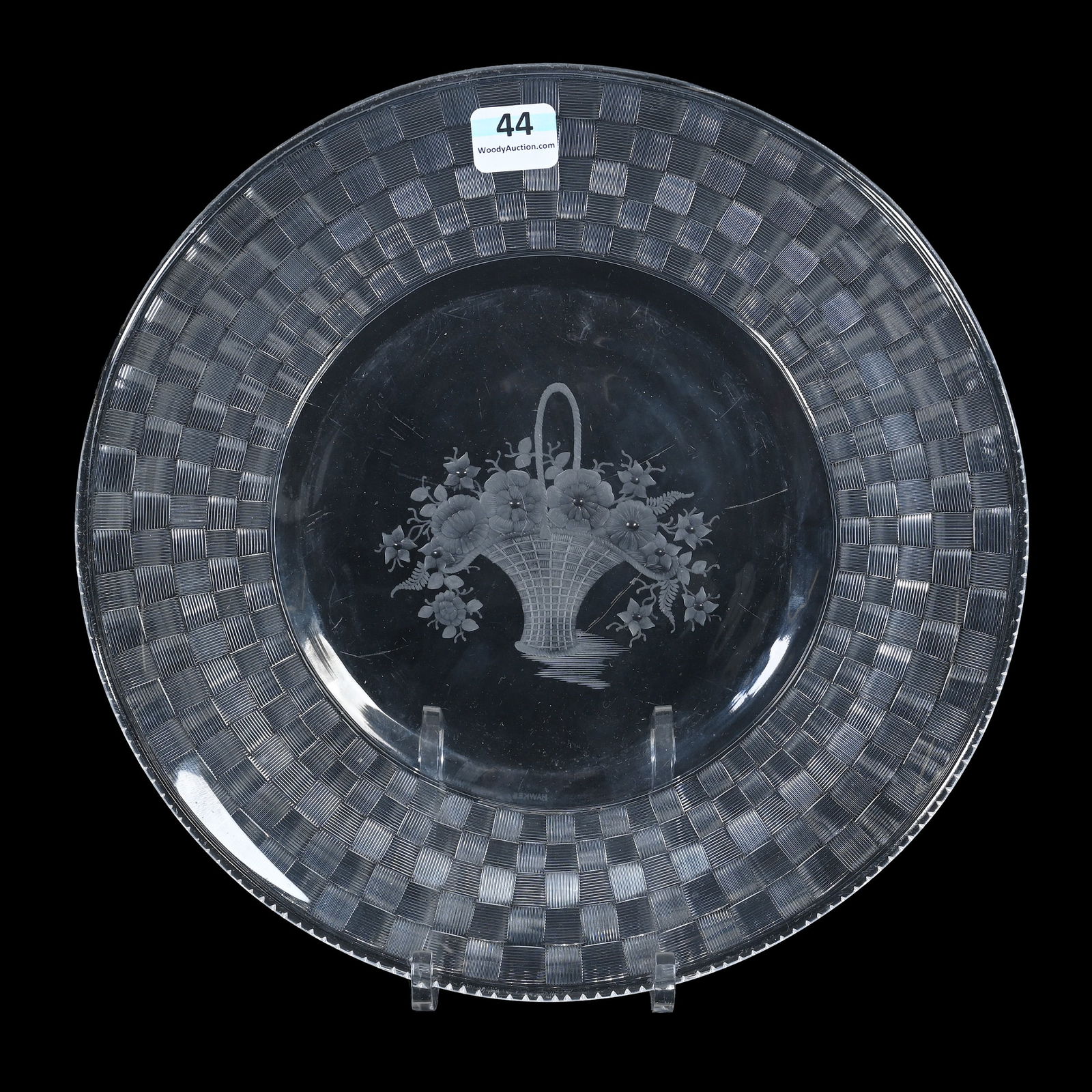 Plate, ABCG, Signed Hawkes (1 of 2)