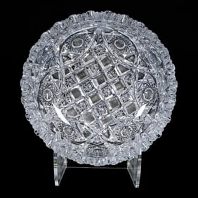 Bowl, ABCG, Signed Libbey Glenda Pattern