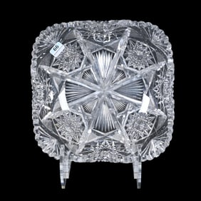 Square Bowl, ABCG, Signed Libbey