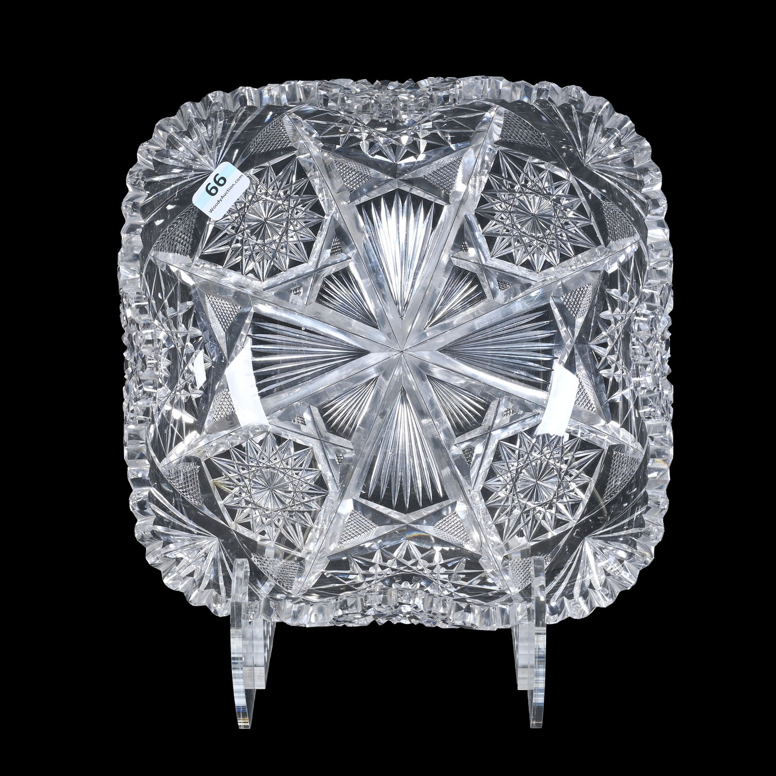 Square Bowl, ABCG, Signed Libbey (1 of 3)