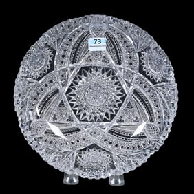 Bowl, American Brilliant Cut Glass