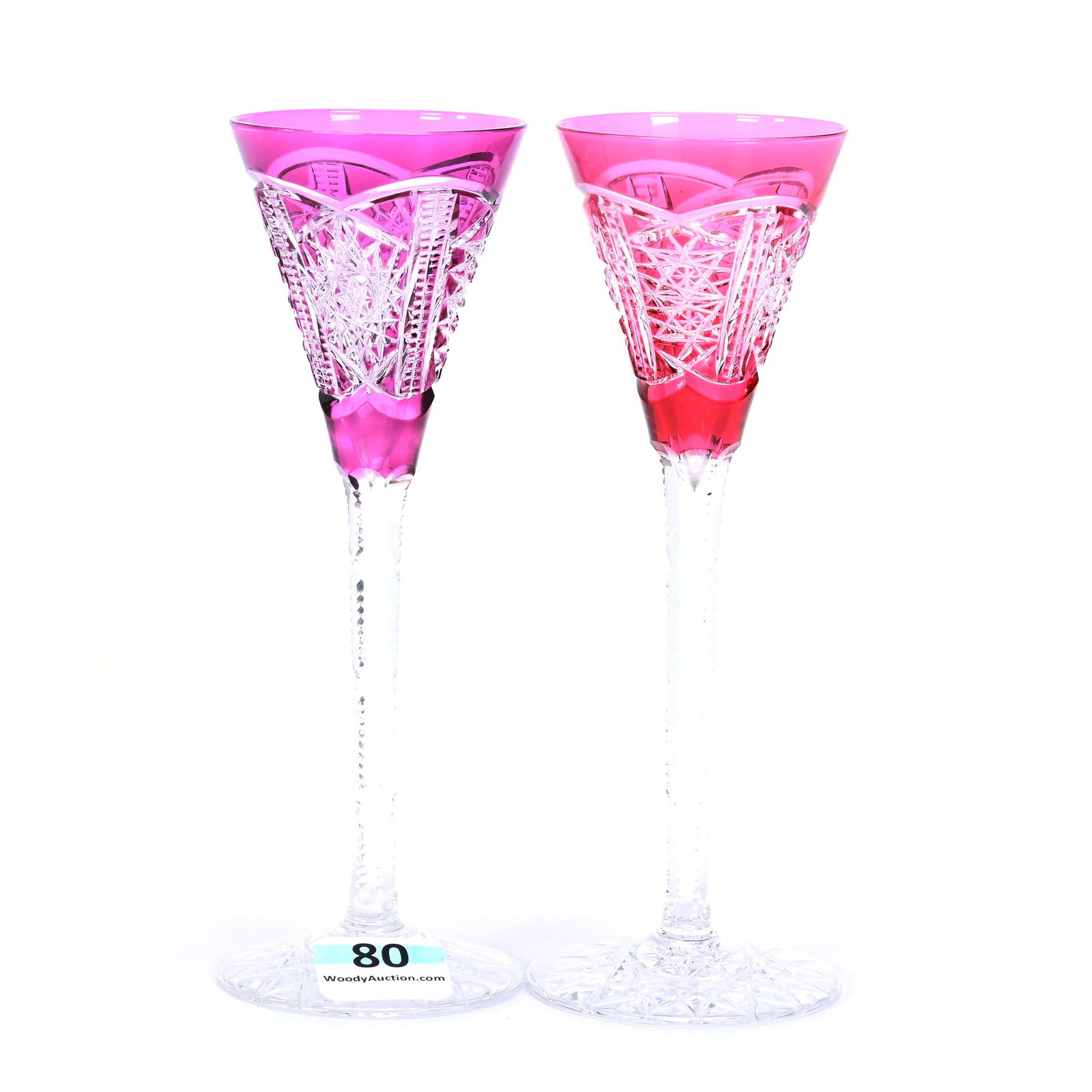 (2) Cordial Stems, BPCG, Color Cut To Clear (1 of 3)