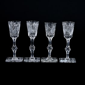 (4) Cordial Stems, ABCG, Signed Hawkes