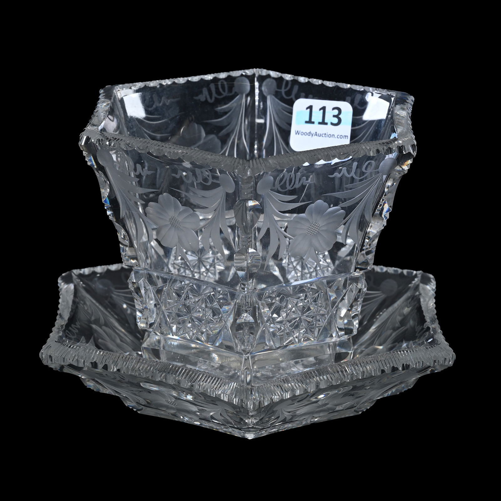 Mayonnaise Bowl/Underplate, ABCG, Signed Tuthill (1 of 3)