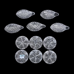 (11) Salt Dips/Butter Pats, ABCG