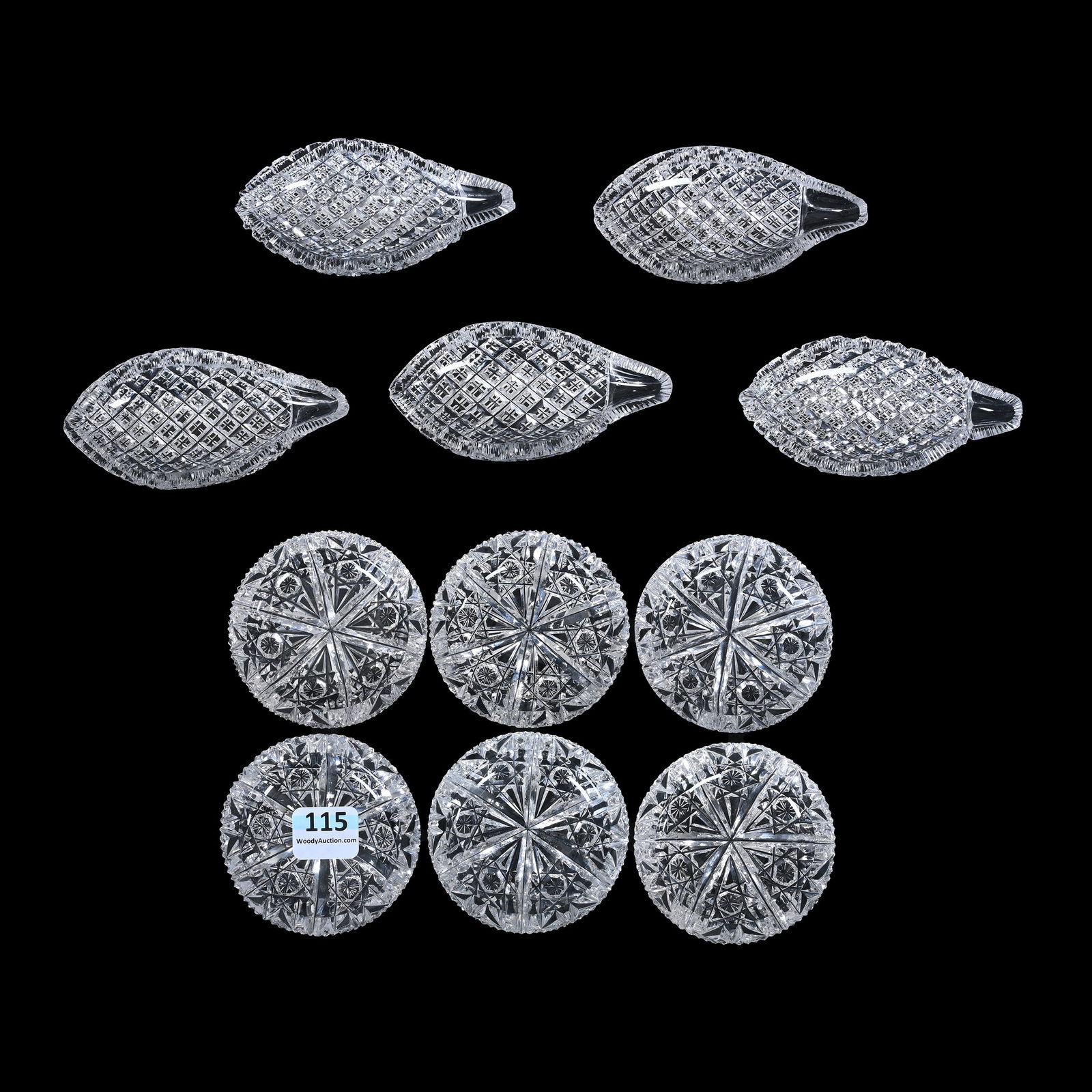 (11) Salt Dips/Butter Pats, ABCG (1 of 6)