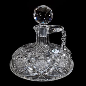 Ship's Decanter, ABCG, Signed Libbey Colonna Pattern