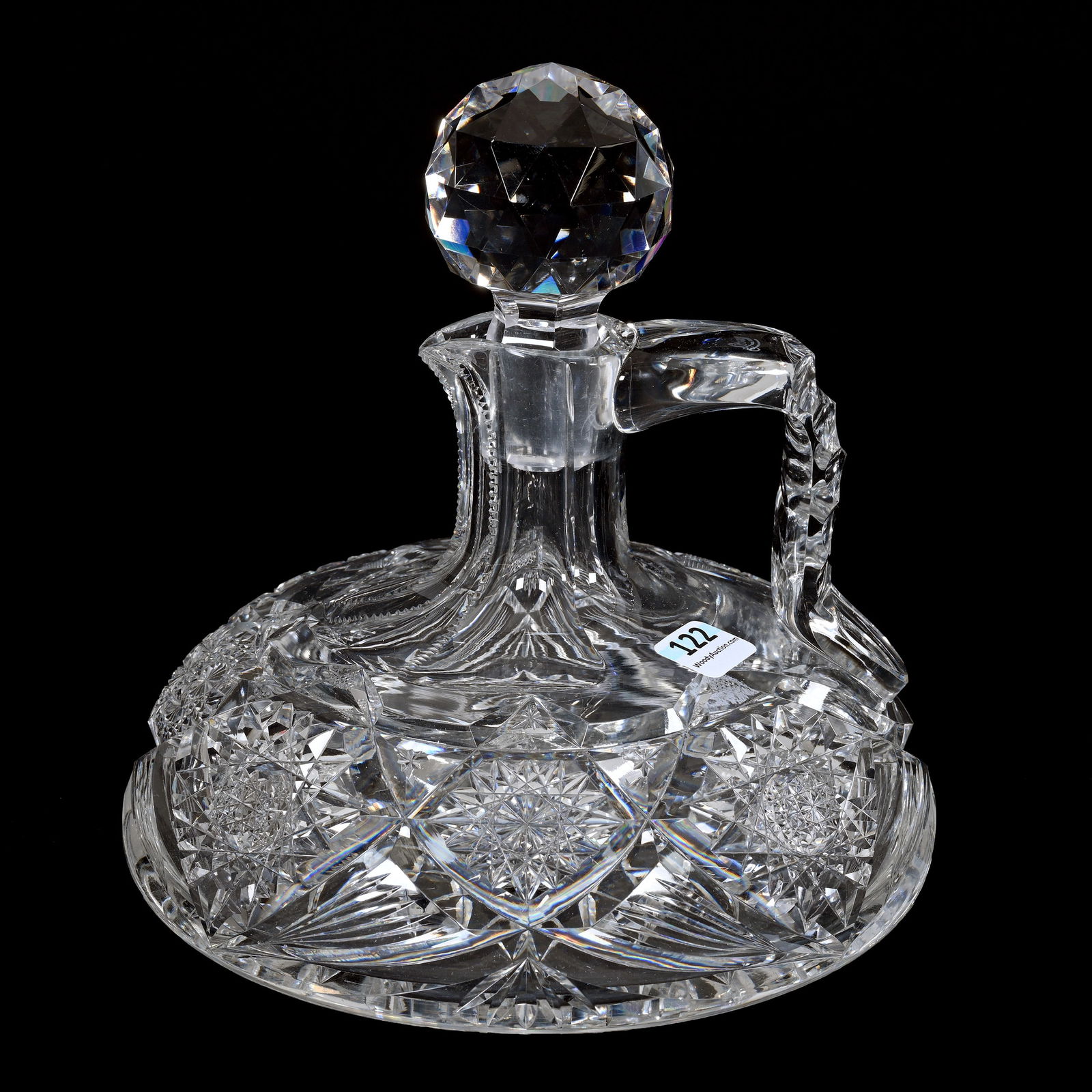 Ship's Decanter, ABCG, Signed Libbey Colonna Pattern (1 of 3)