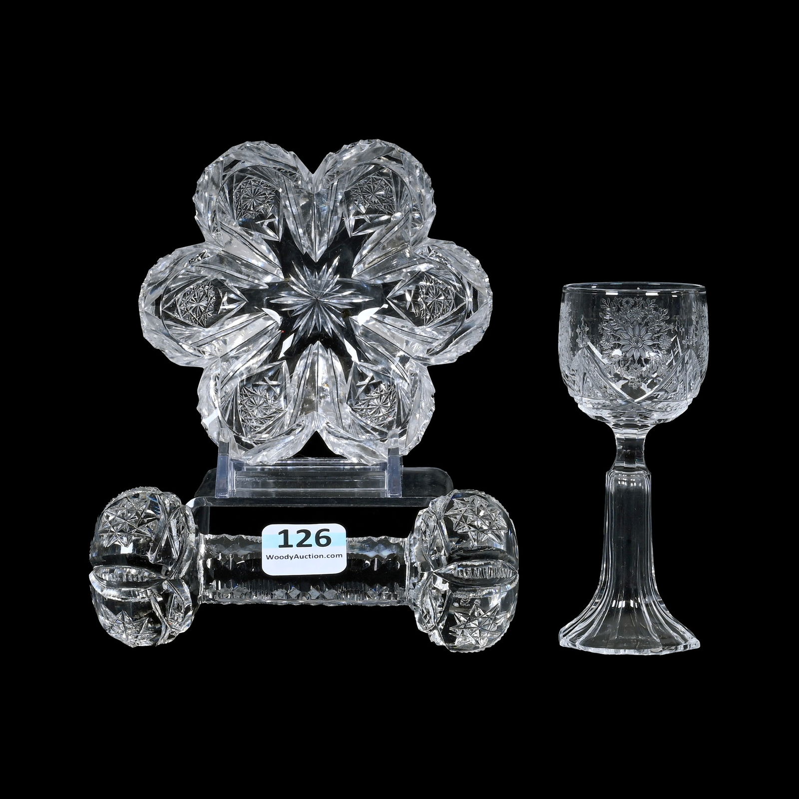 (3) Cut Glass Items (1 of 3)
