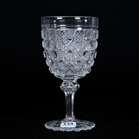 Goblet, ABCG, Three Cut Octagon Pattern