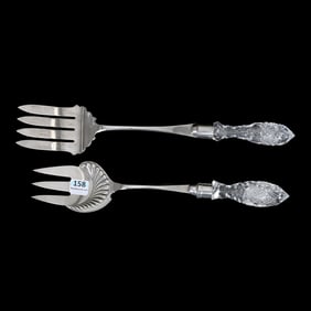 (2) Salad Forks, ABCG, Not A Matched Pair