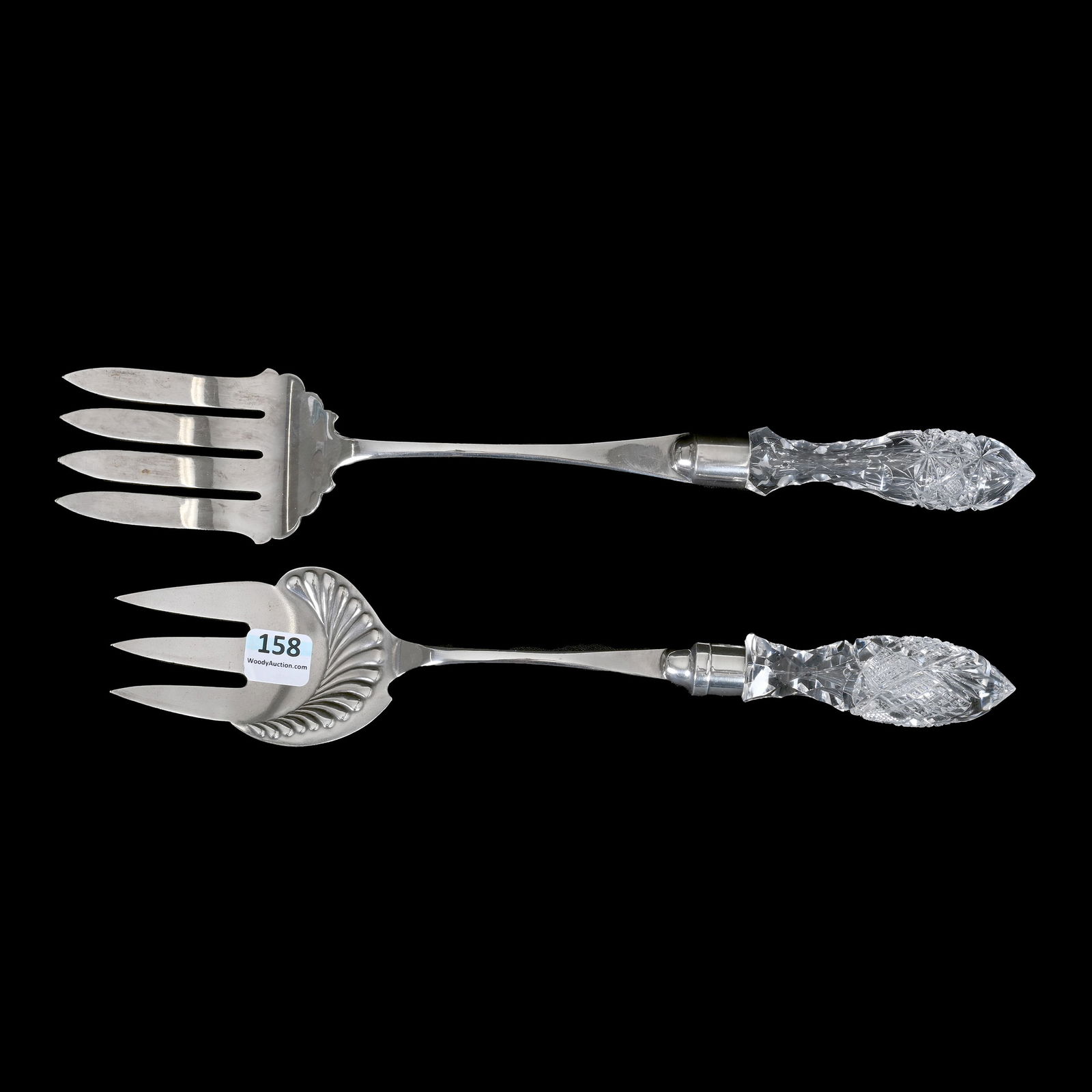 (2) Salad Forks, ABCG, Not A Matched Pair (1 of 3)