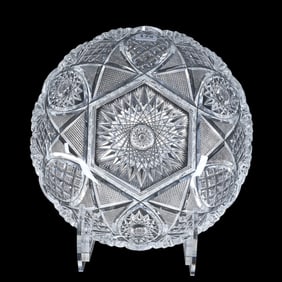 Bowl, American Brilliant Cut Glass