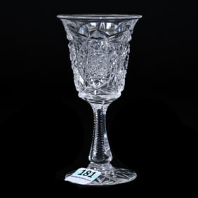 Wine Stem, ABCG, Goldenrod Pattern By Straus