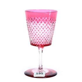 Wine Stem, BPCG, Red Cut To Clear