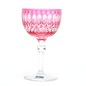 Wine Stem, BPCG, Cranberry Cut To Clear