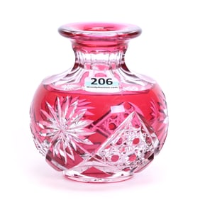 Cologne Bottle, BPCG, Red Cut To Clear, No Stopper