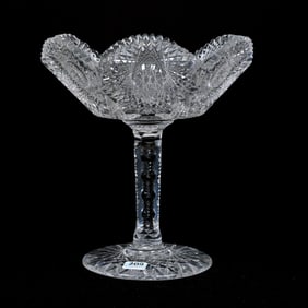 Compote, American Brilliant Cut Glass