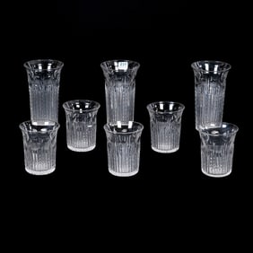 (8) Tumblers/Iced Tea Glasses, Cambridge By Pairpoint