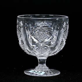 Pedestal Punch Cup, ABCG, Signed Hawkes