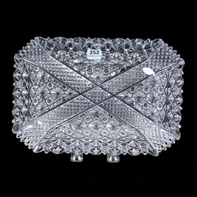 Rectangular Tray, American Brilliant Cut Glass