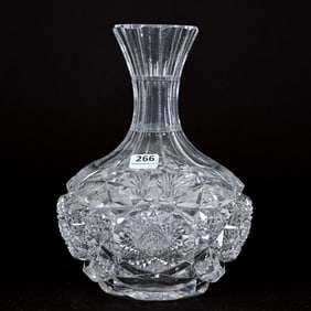 Carafe, American Brilliant Cut Glass