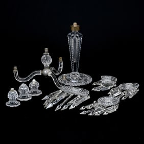 Parts Candelabra, American Brilliant Cut Glass