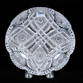 Bowl, American Brilliant Cut Glass