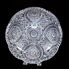 Bowl, American Brilliant Cut Glass