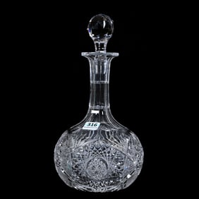 Decanter, ABCG, Monarch Pattern By J. Hoare
