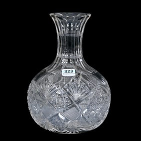 Carafe, American Brilliant Cut Glass