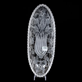 Celery Tray, ABCG, Deeply Engraved