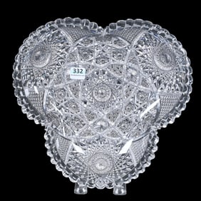 Bowl, American Brilliant Cut Glass