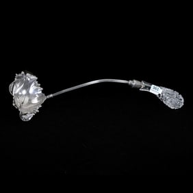 Punch Ladle, American Brilliant Cut Glass