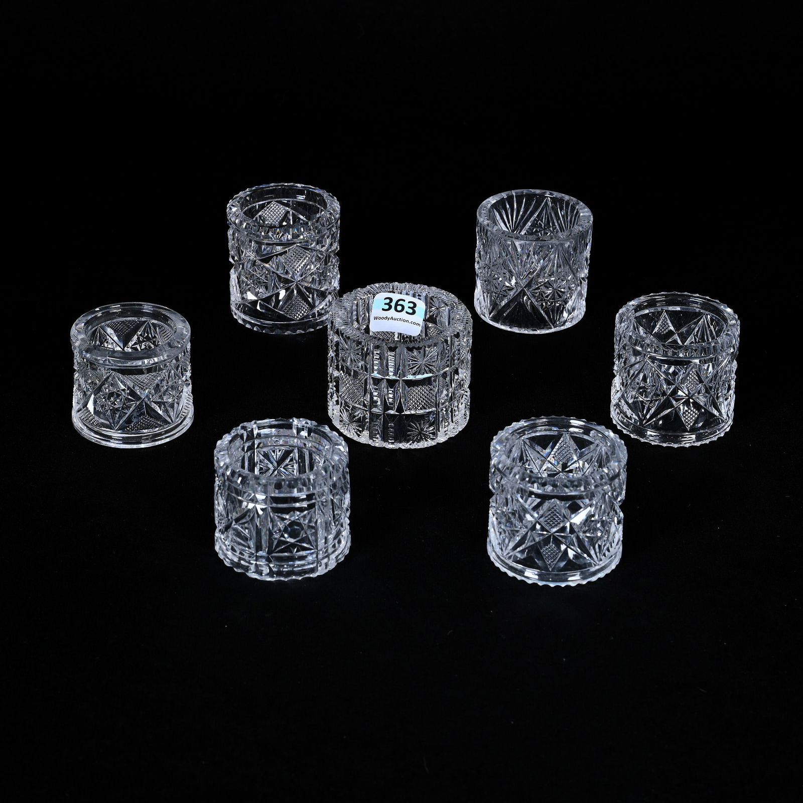 (7) Napkin Rings, ABCG, Assorted (1 of 2)