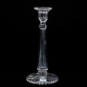 Single Candlestick, ABCG, Signed Libbey