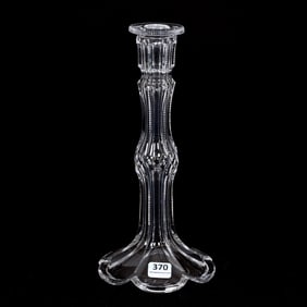 Single Candlestick, American Brilliant Cut Glass