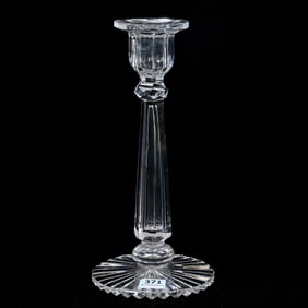 Single Candlestick, American Brilliant Cut Glass