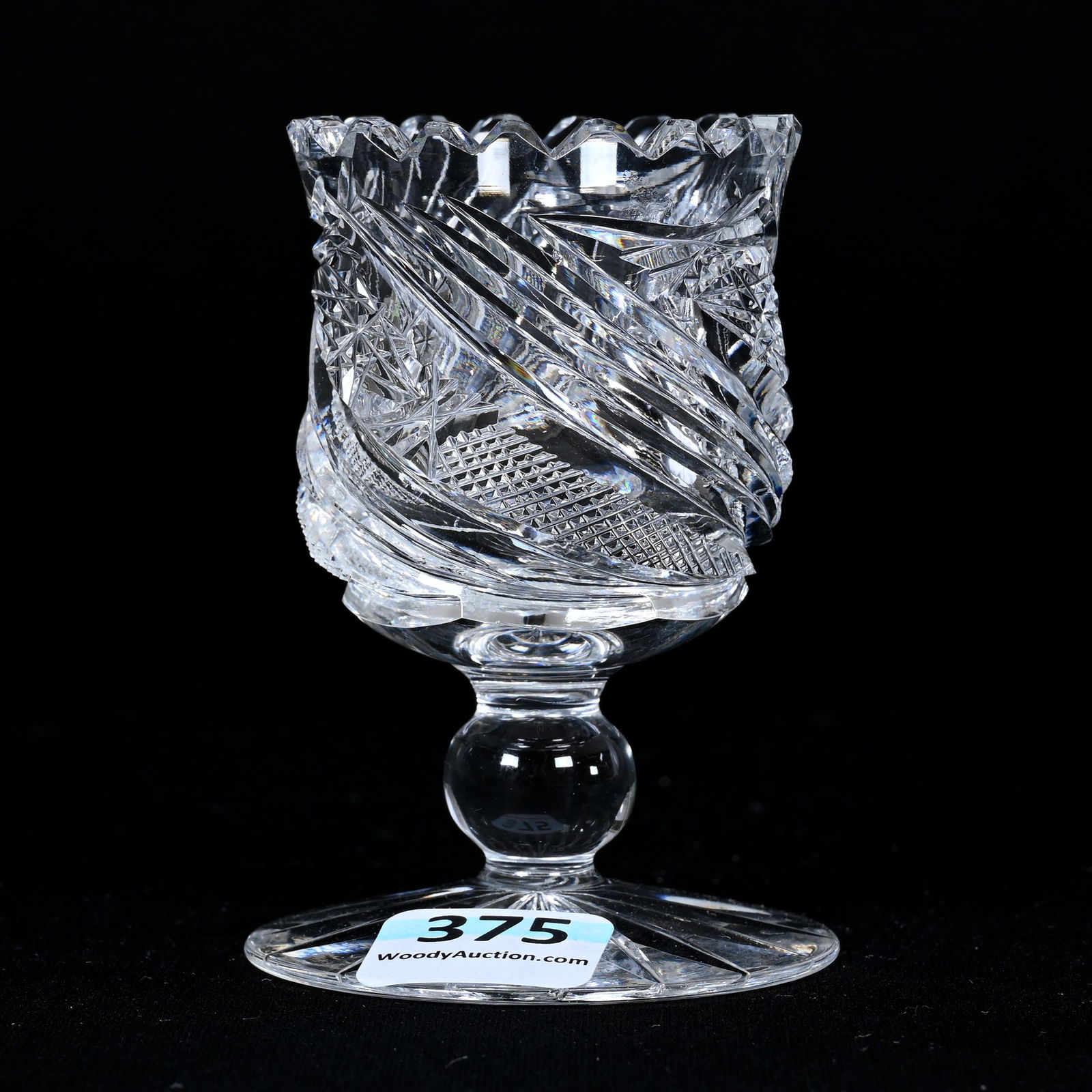 Pedestal Toothpick Holder, ABCG (1 of 3)