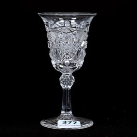 Sherry Stem, American Brilliant Cut Glass