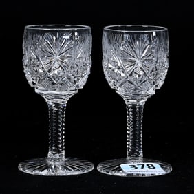 Pair Cordial Stems, ABCG, Fredericka Pattern