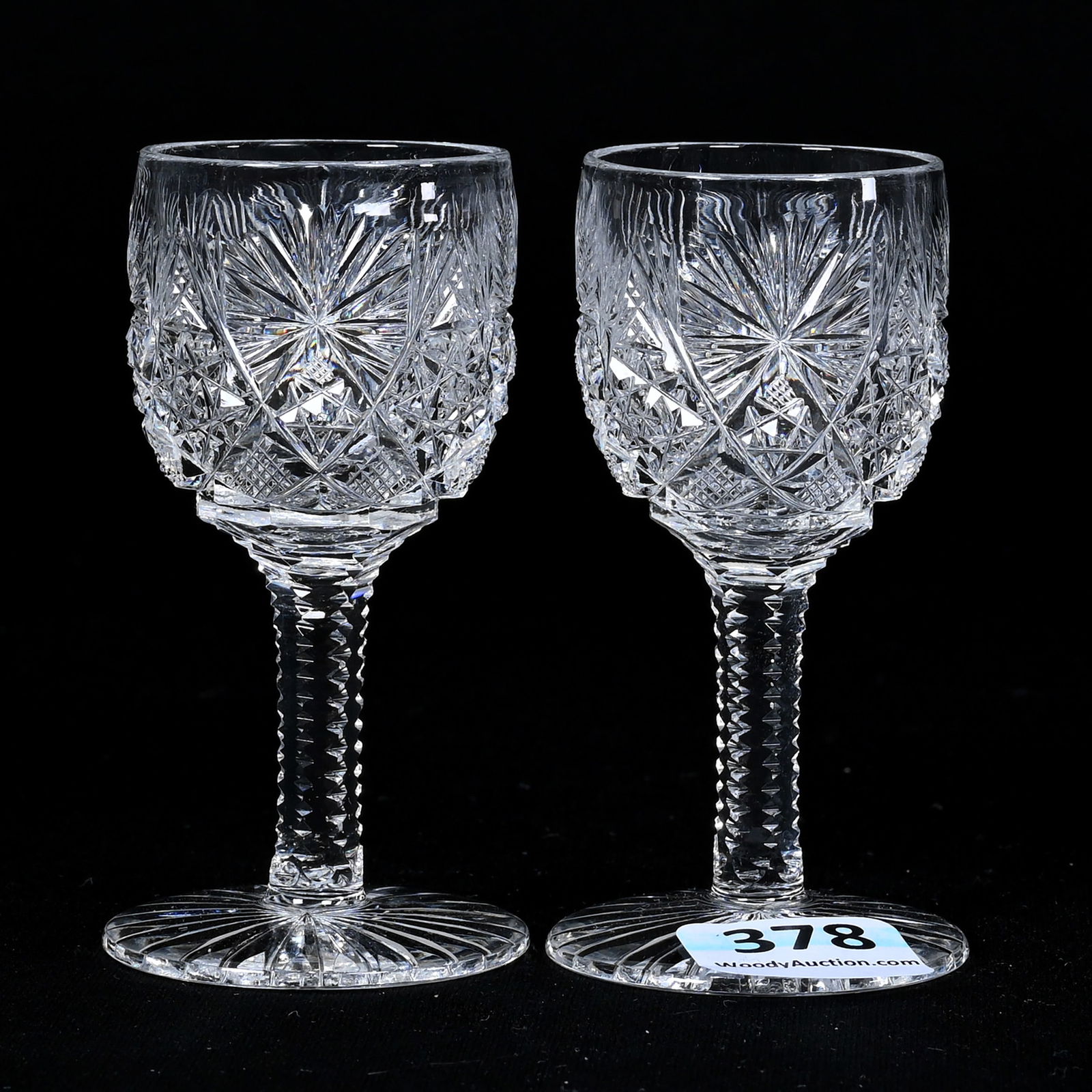 Pair Cordial Stems, ABCG, Fredericka Pattern (1 of 3)