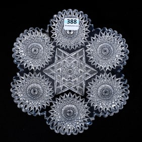 Plate, ABCG, Star Pattern By Meriden