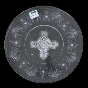 Plate, ABCG, Signed Tuthill Phlox Pattern