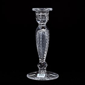 Single Candlestick, American Brilliant Cut Glass