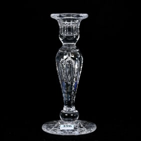 Single Candlestick, American Brilliant Cut Glass
