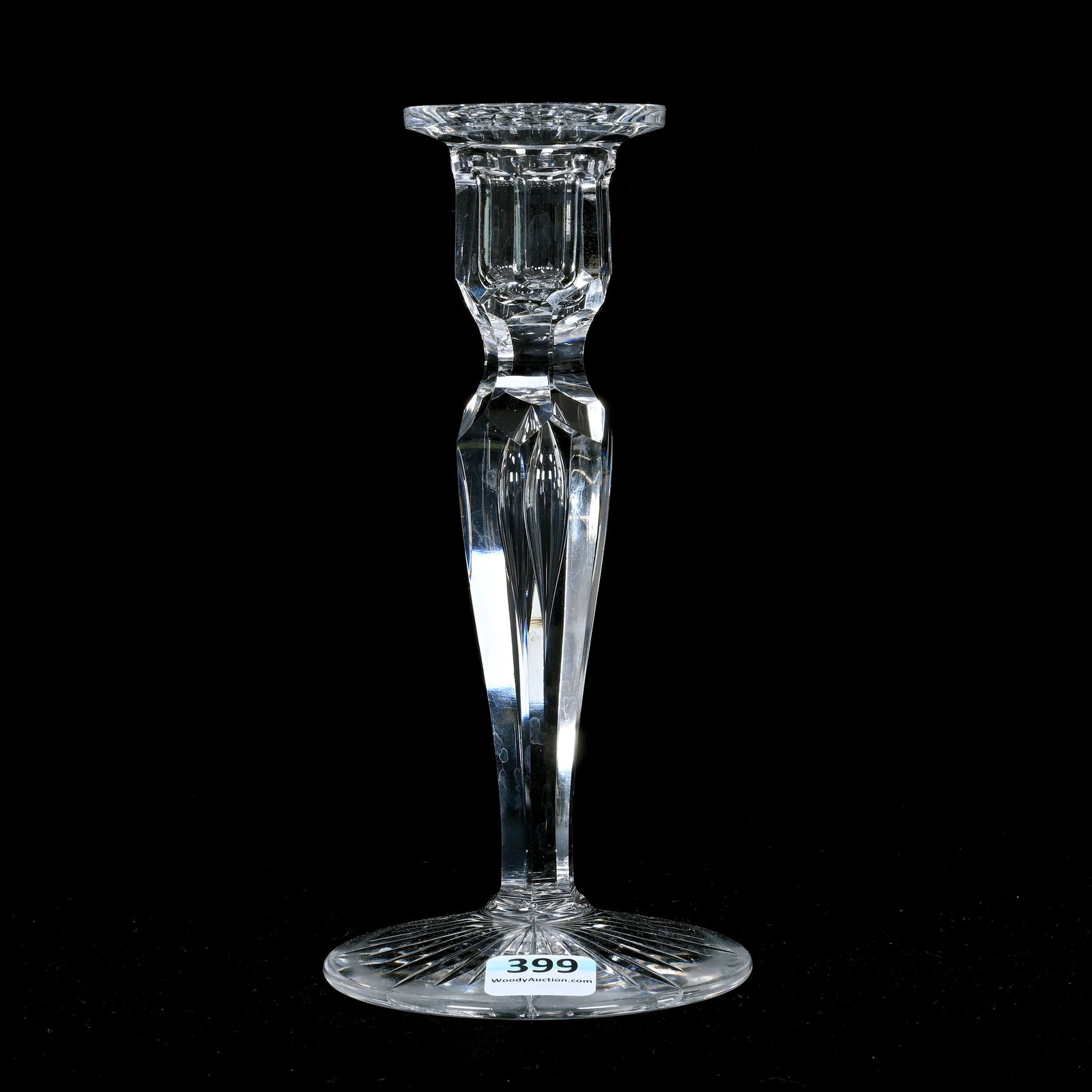 Single Candlestick, American Brilliant Cut Glass (1 of 3)